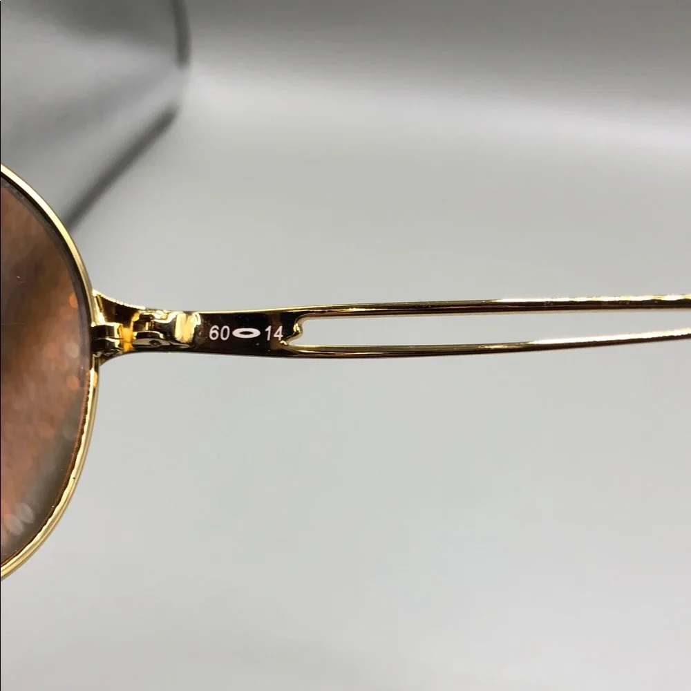 Oakley caveat sunglasses oo4054-18 gold yellow mirror lens aviator